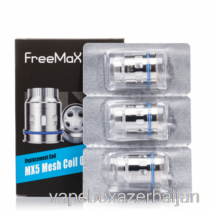 Vape Box Azerbaijan FreeMaX MX Replacement Coils 0.15ohm MX5 Mesh Coils